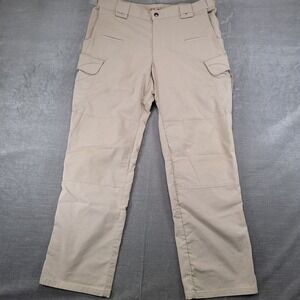 5.11 Tactical Mens Actual Sz 36x31 Khaki Ripstop Cargo Pants Tan Utility Outdoor
